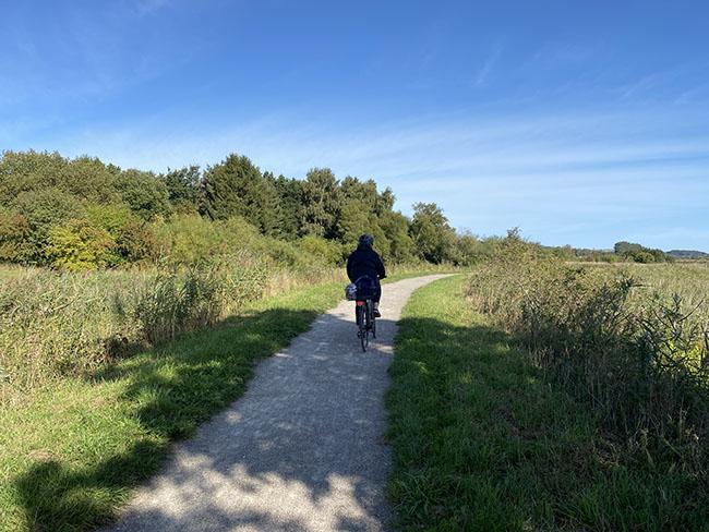Lago de pradera de Årslev en Aarhus
