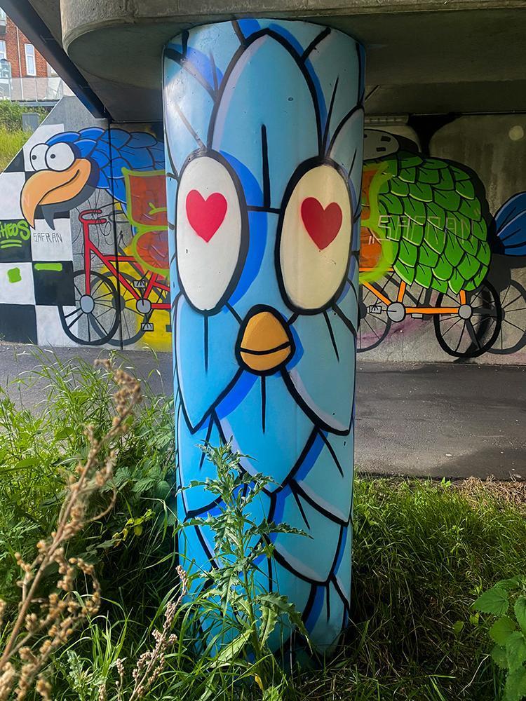 Street art i Aarhus Mikkel