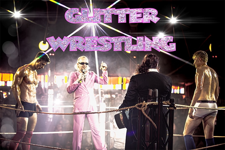 Glitter Wrestling på Northside er et hit