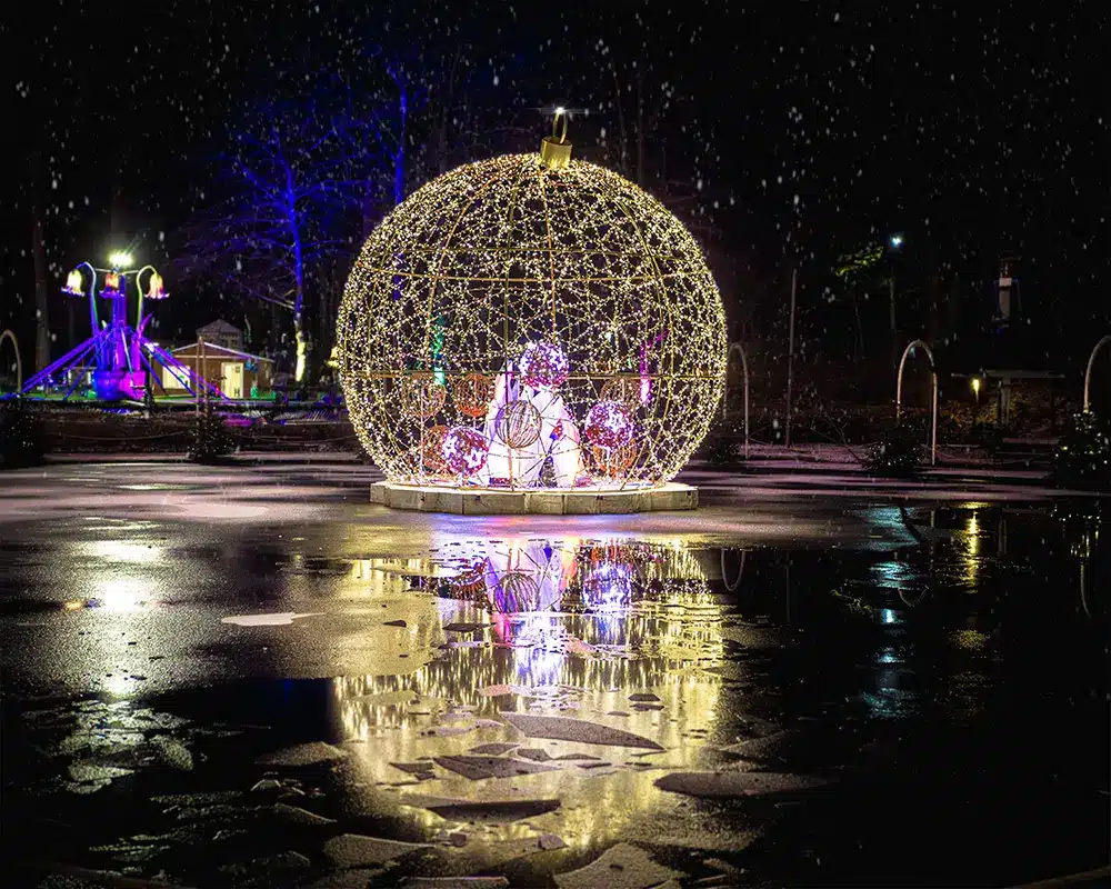 Julekugle Friheden - Julelys i Aarhus