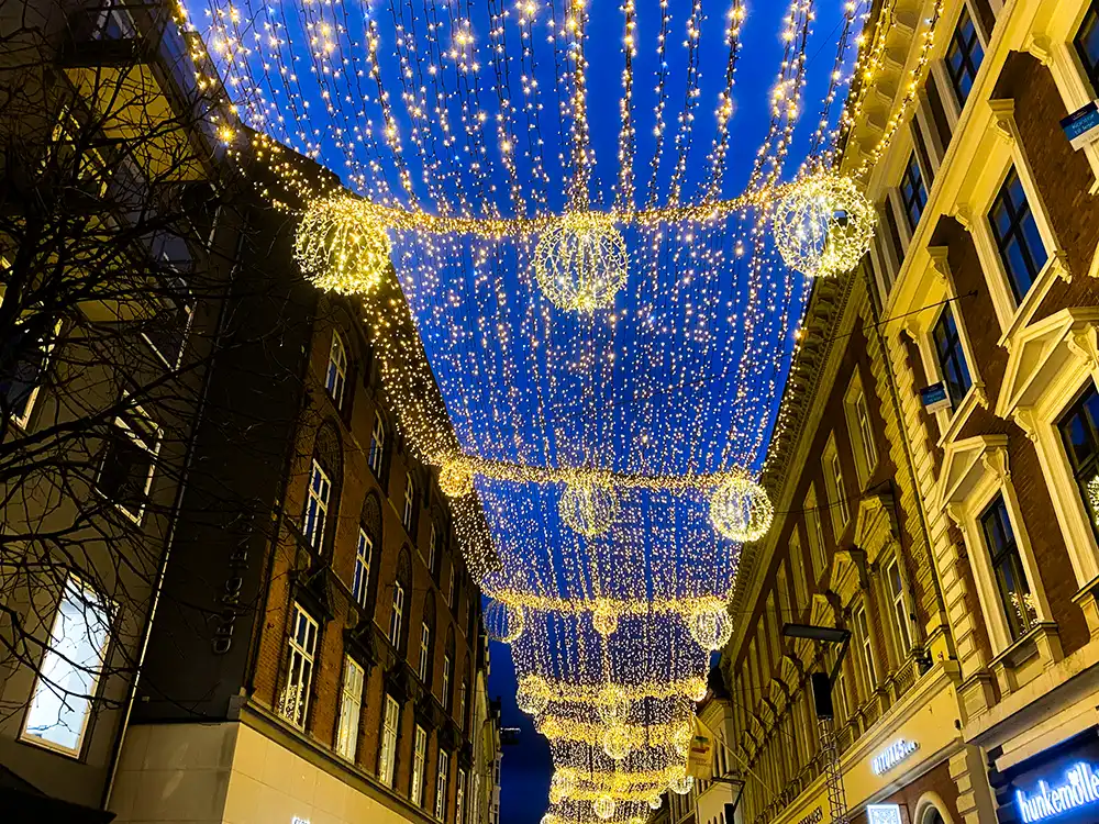 Julelys i Aarhus - Strøget