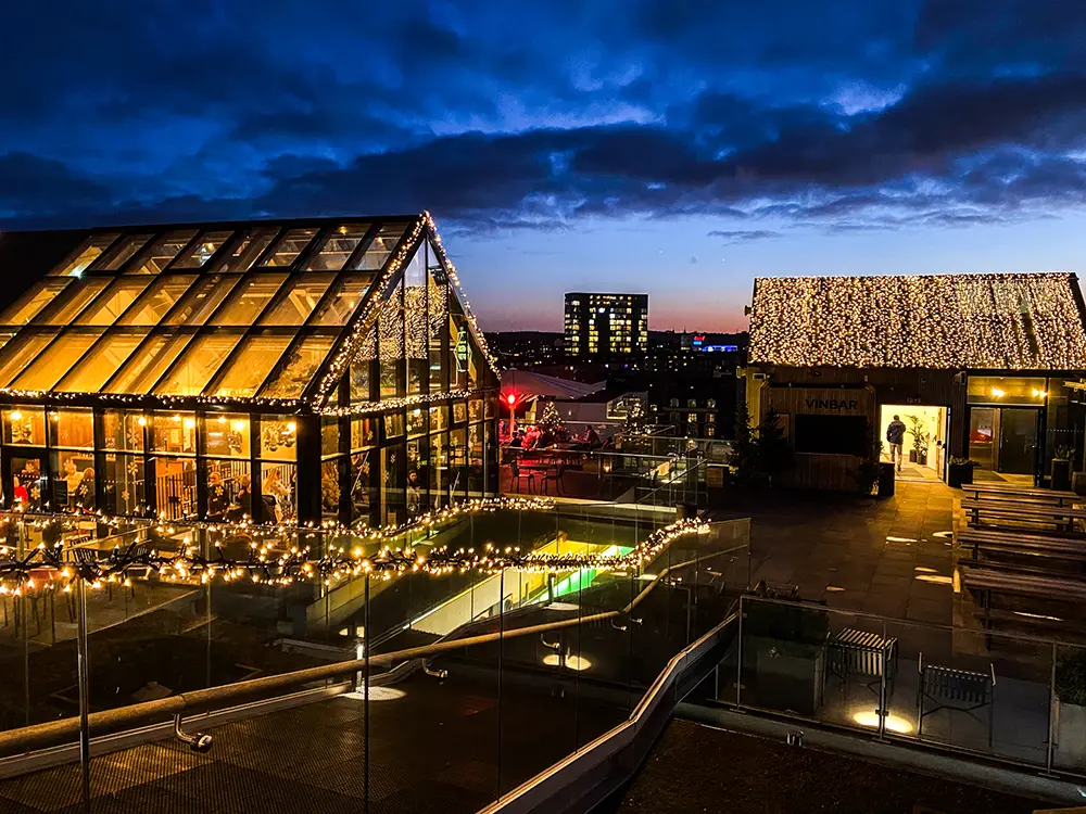Salling Rooftop - julelys i Aarhus