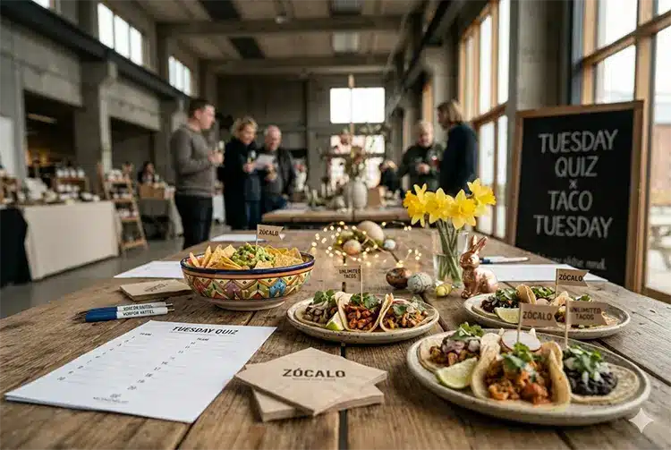Tirsdagsquiz og tacos i Markedhallen AI