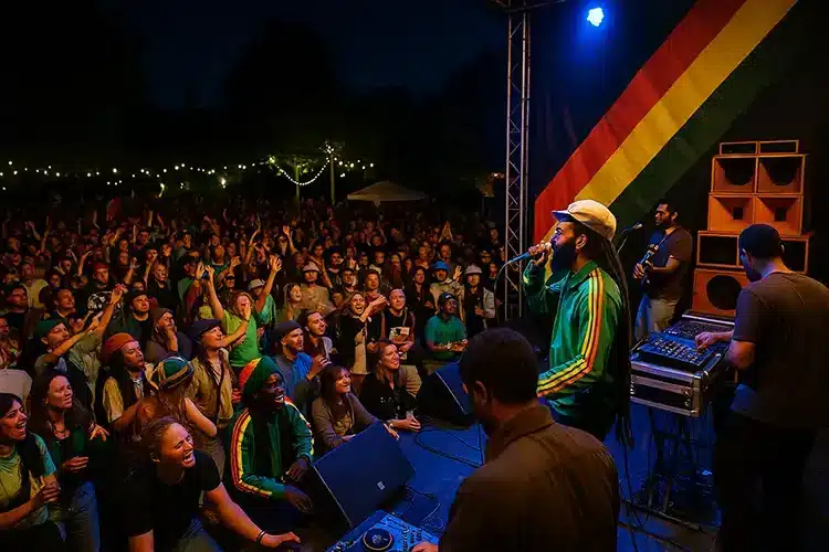 Aarhus Reggae Festival 2025 - AI genereret