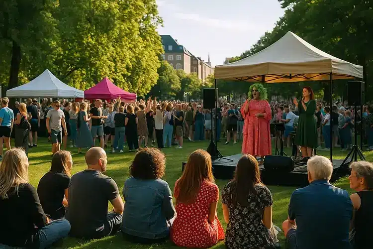 Krop og Kærlighed Festival 2025 i Aarhus - AI generet