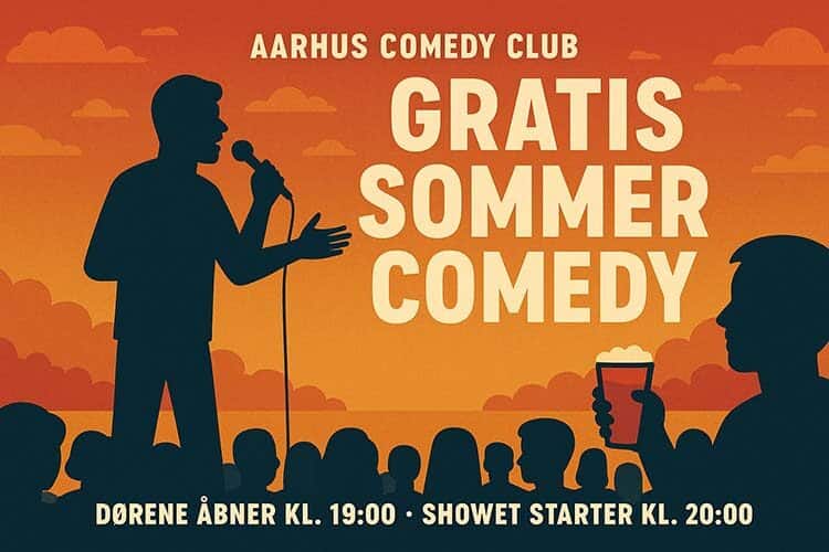 Aarhus Comedy Club – Gratis Sommer Comedy Aarhus Comedy Club - Gratis Sommer Comedy
