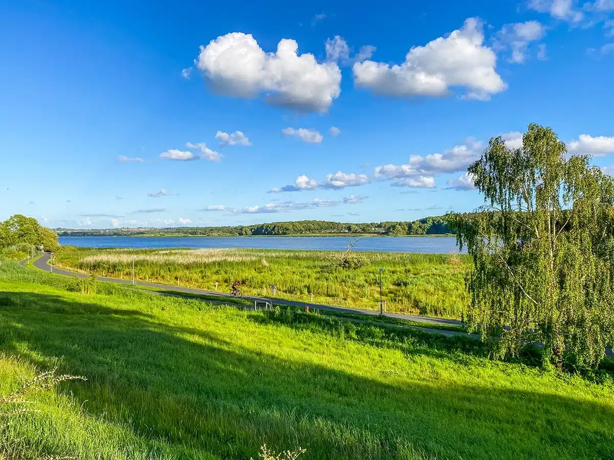 Brabrand sø - udsigt fra kirken