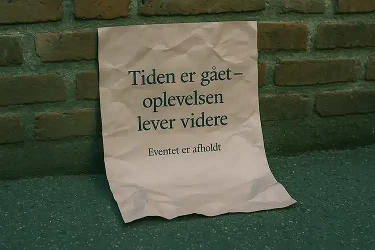 Eventet er afholdt