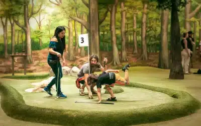 Golfskoven hitter hos hele familien