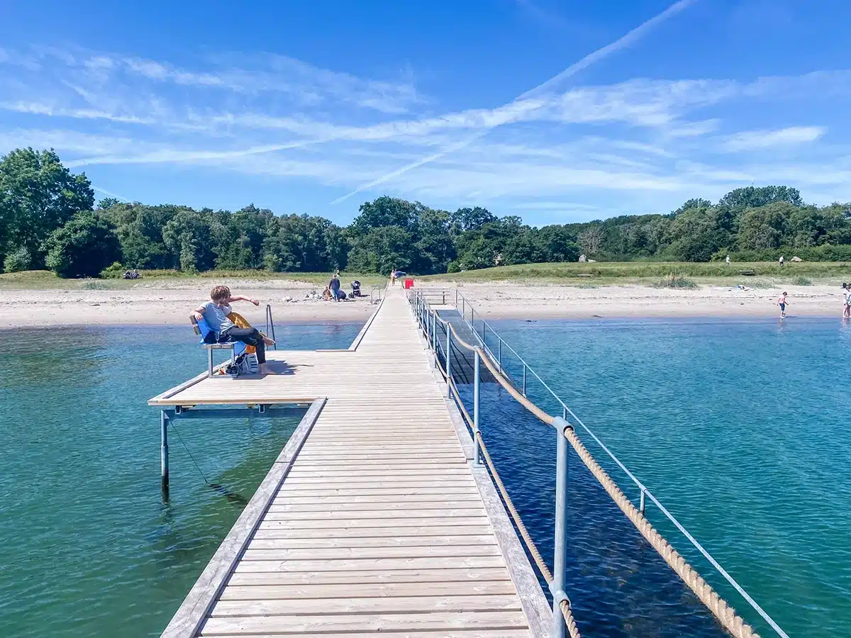 Badebro ved Moesgaard strand
