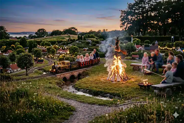 Sankt Hans i Modelparken Danmark 2026 aI