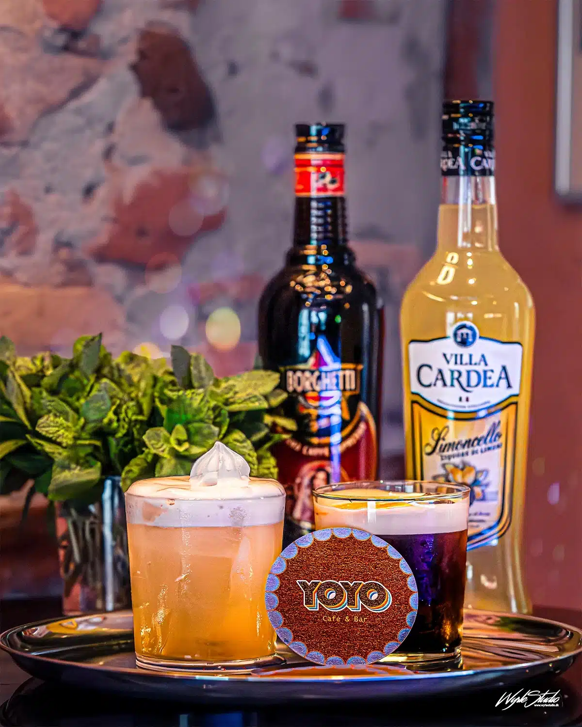 YoYo cafe og bar - Drinks - Foto Wyrle Studio YoYo cafe og bar - Drinks - Foto Wyrle Studio