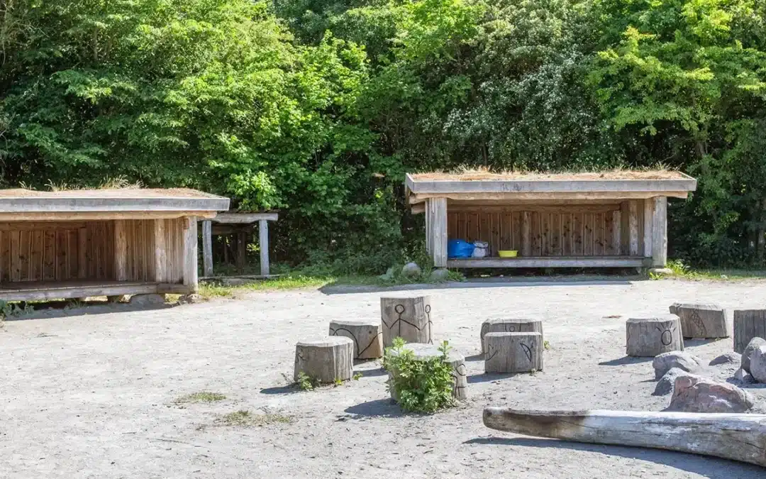 En sheltertur med familien ved Egå Engsø