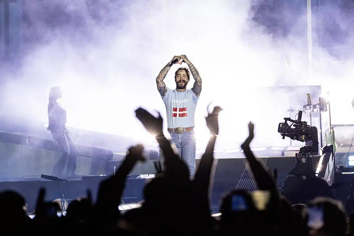 Post Malone hjerte - Foto -Torben Thorhauge & Horsens & Friends Post Malone - Foto -Torben Thorhauge - Horsens & Friends
