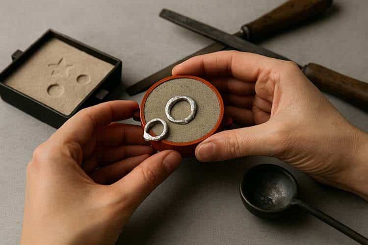 Smykkekursus - Lær at støbe i sølv med sandstøbning AI