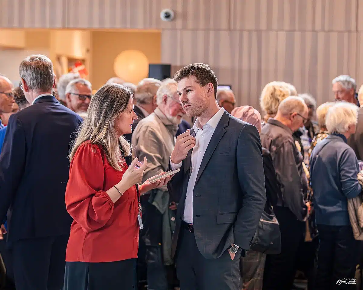 I samtale med borgmesteren under åbningen af Moesgaards udstilling Kelternes verden – Europas urkraft I samtale med borgmesteren under åbningen af Moesgaards udstilling Kelternes verden – Europas urkraft