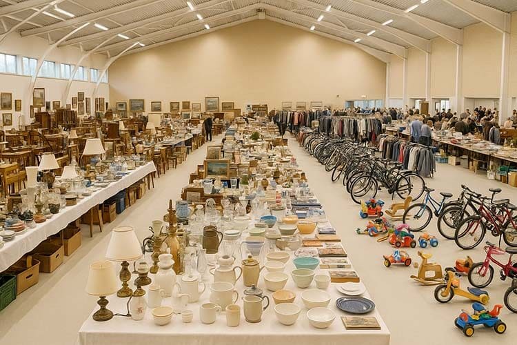 Kæmpe loppemarked i Loppehuset AI