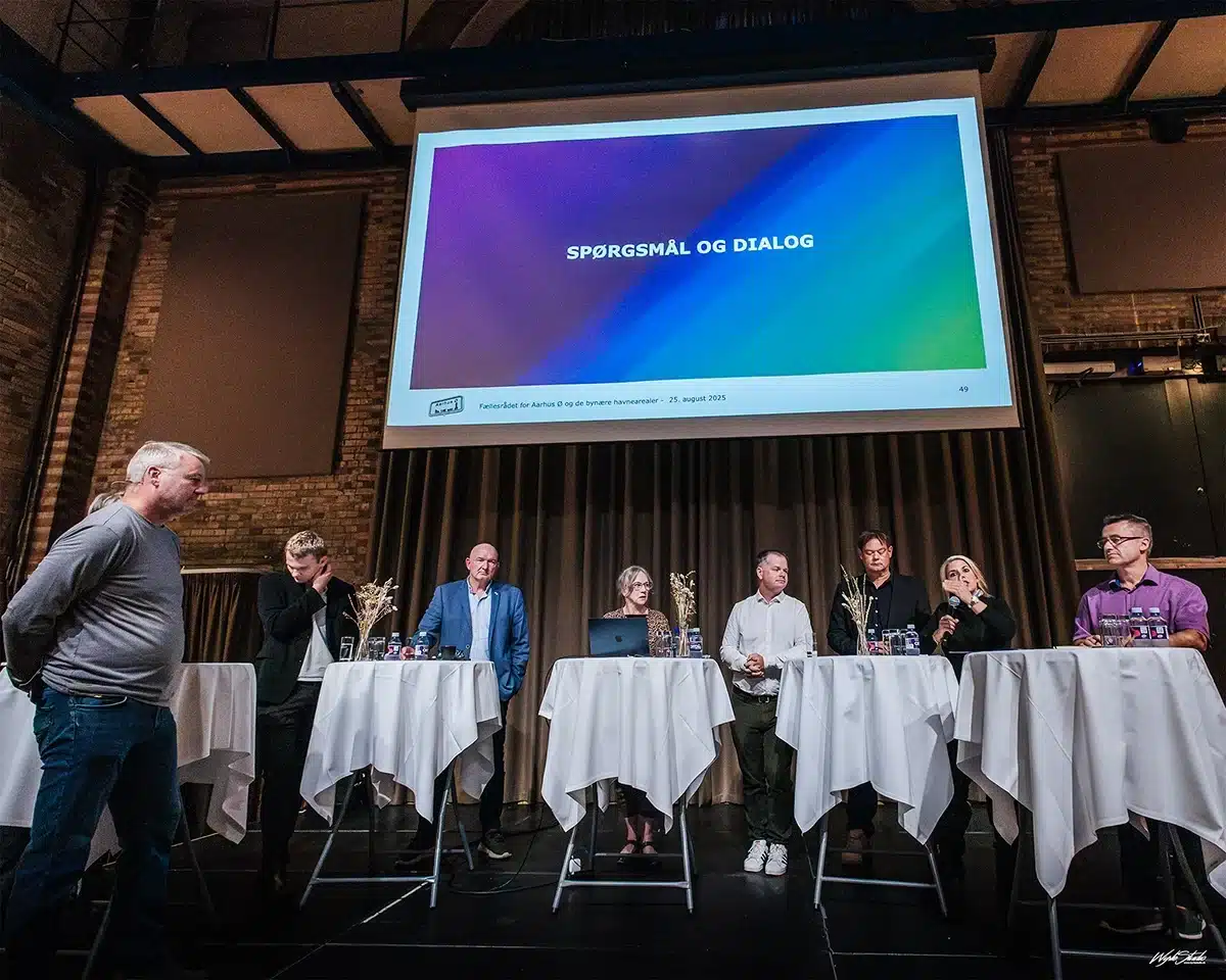 Politikerpanel i dialog om Pier 3 til borgermøde