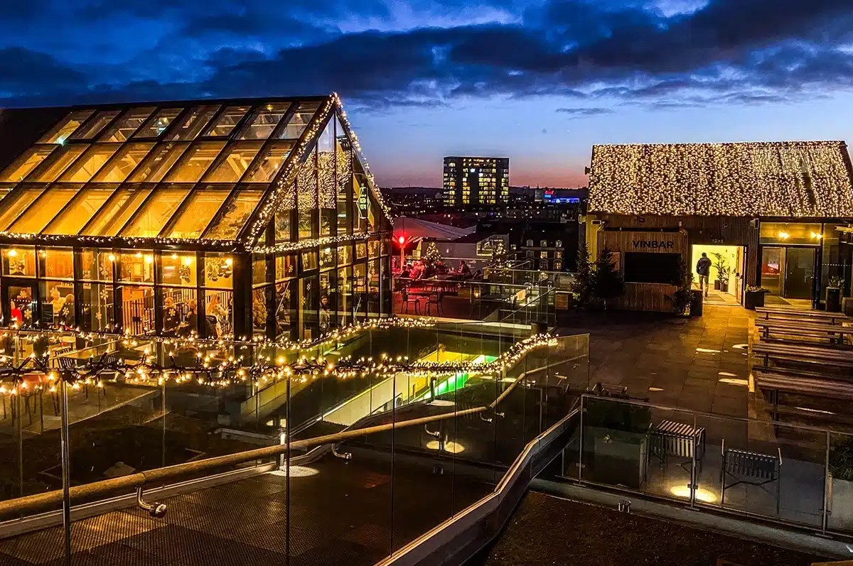Salling Rooftop julelys i december
