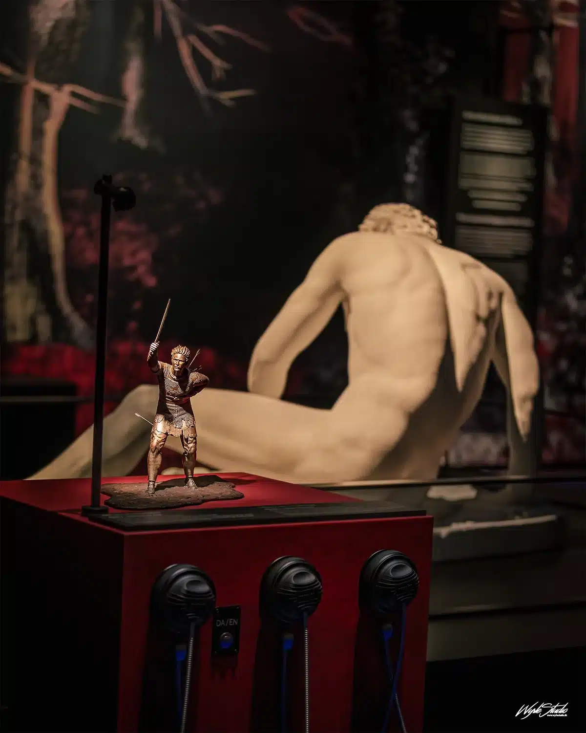 Skulptur og figur fra udstillingen Kelternes verden – Europas urkraft på Moesgaard