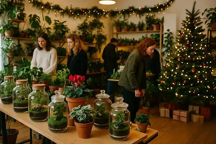 Design og botanik julemarked hos Plukk