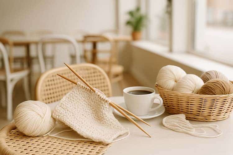 Strikkehygge hos OS Kaffe Vin » Aarhus Inside Strikkehygge hos OS Kaffe & Vin