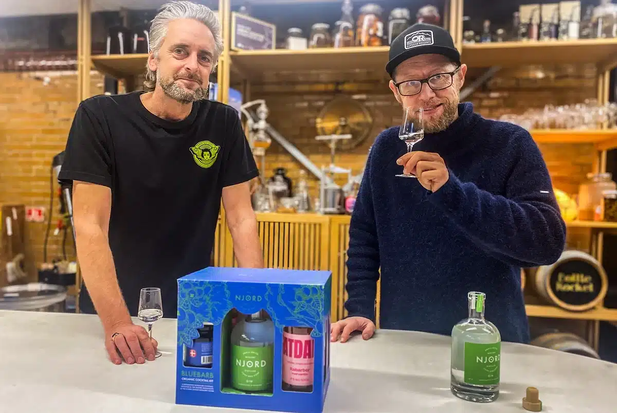 Troels og Lars fra Njord Gin på Sydhavnen