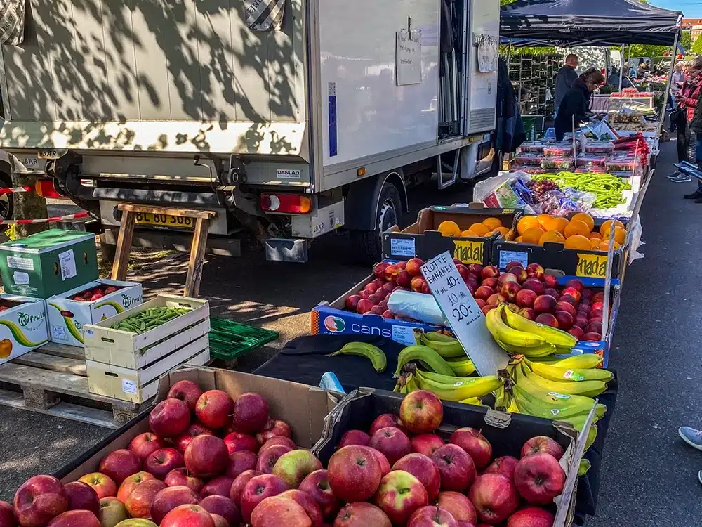 Frisk frugt Ingerslev Boulevard marked