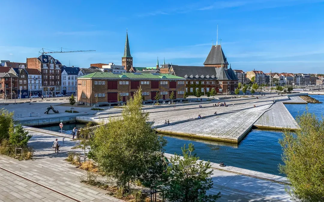 Udsigt fra Dokk1 over havnefronten » Aarhus Inside Havnefronten