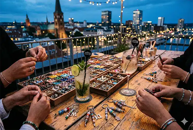 Cocktails og Keychains på Salling Rooftop AI