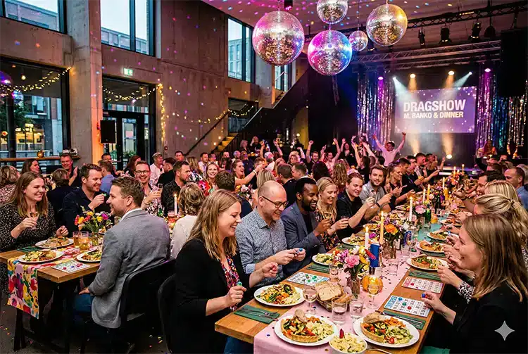 Dragshow med banko & langbordsmiddag AI