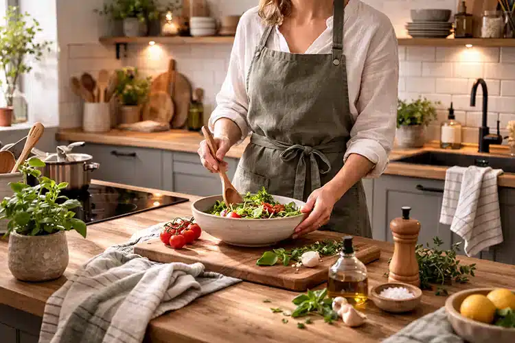 Forklæde med stil: Et uundværligt accessorie i det moderne køkken