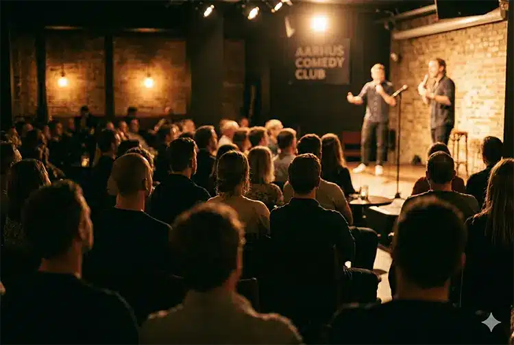 Comedy Superliga hos Aarhus Comedy Club AI