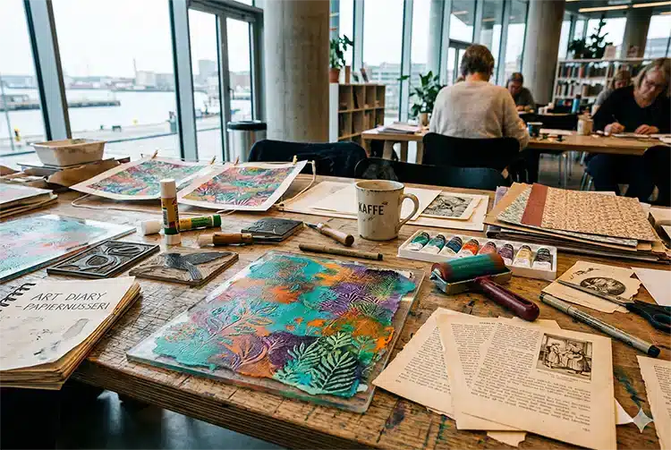 L'Atelier du Papier – Gelliprint et créations en papier IA