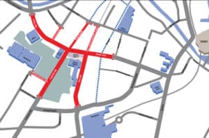 Gader afspærret AGF fejring mandag
