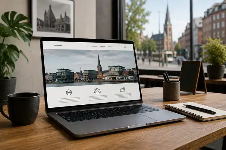 En hjemmeside er blevet en vigtig del af den aarhusianske forretning - sponseret