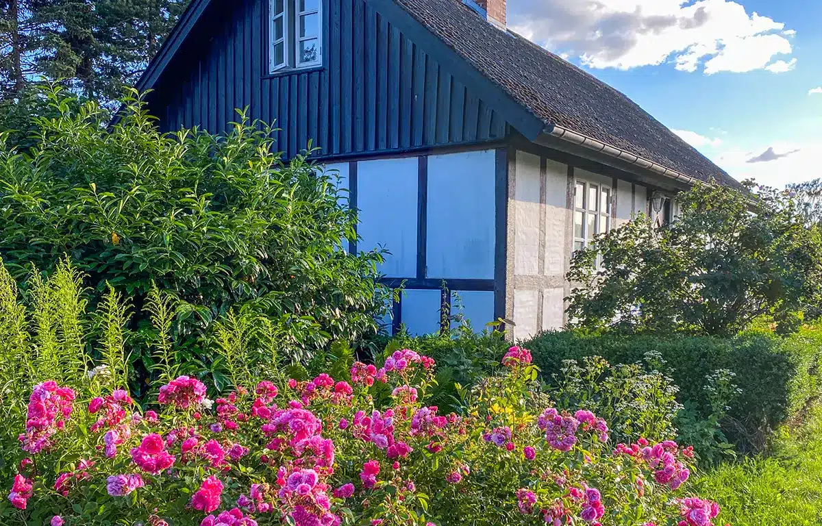Branbrand søen hus ved vandet