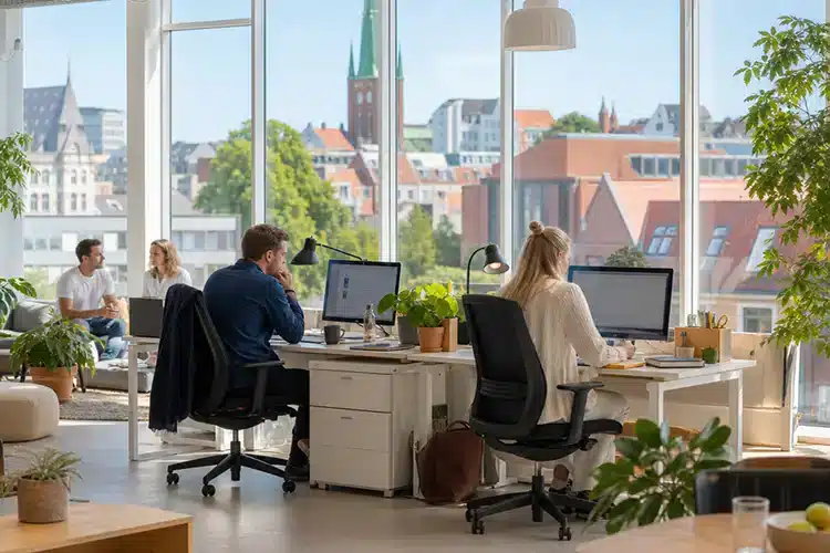 Når arbejdet flytter ud i byen og hjemmet - sponseret
