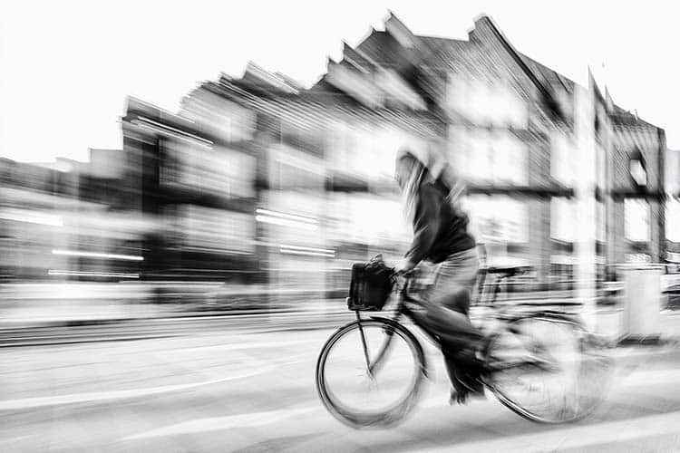 Fernisering med Aarhus Fotografiske Amatørklub - Foto Kent B Nielsen - Titel Cyklist