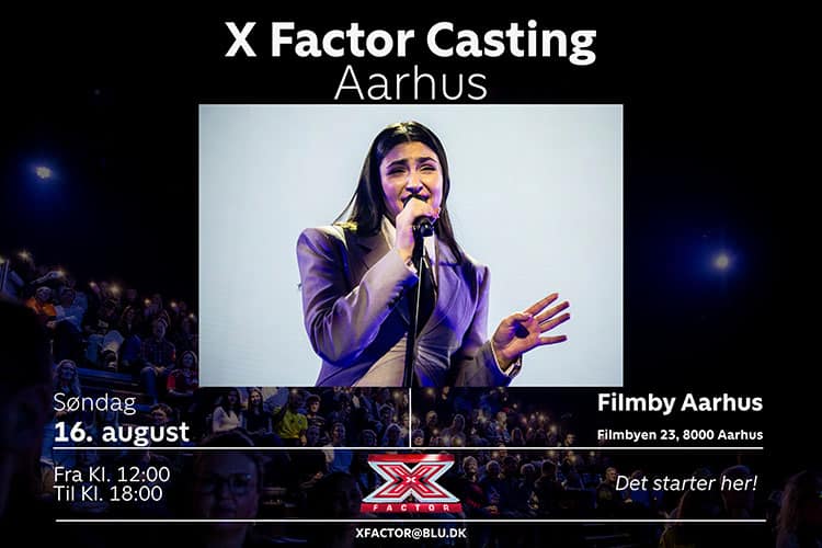 X Factor 2027 holder casting i Aarhus » Aarhus Inside X Factor 2027 holder casting i Aarhus