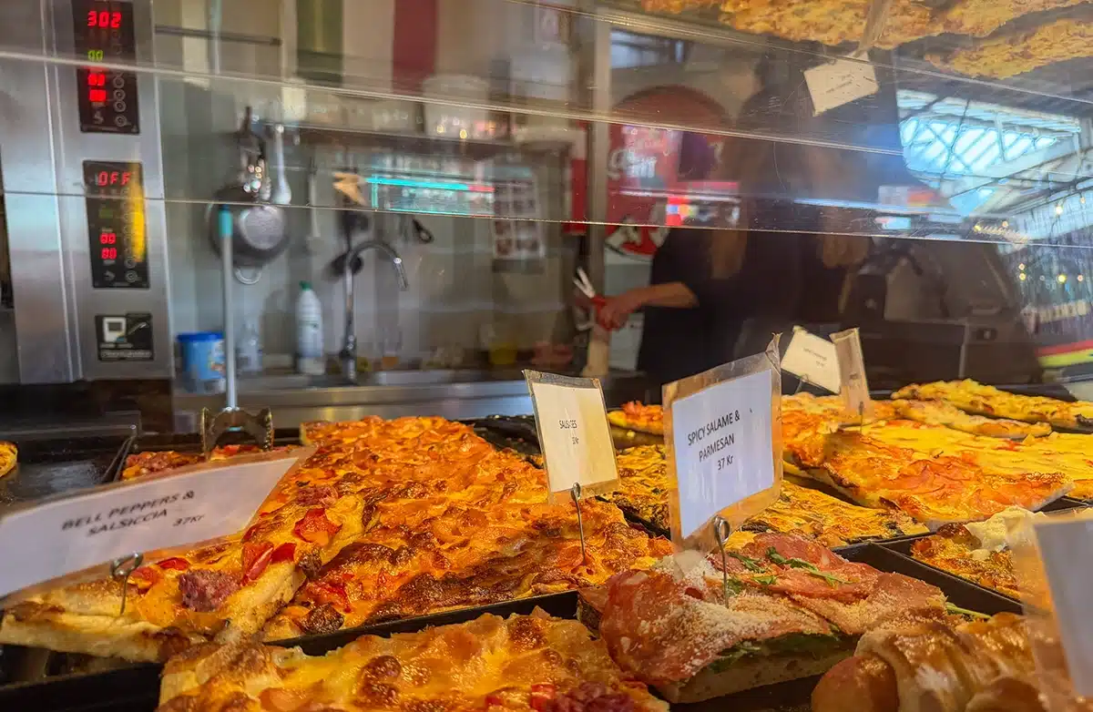 Romerske pizzaslices fra La Rossa på Aarhus Street Food