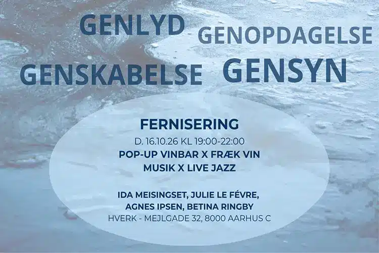 Genklang – musik, vin og udstilling hos HVERK